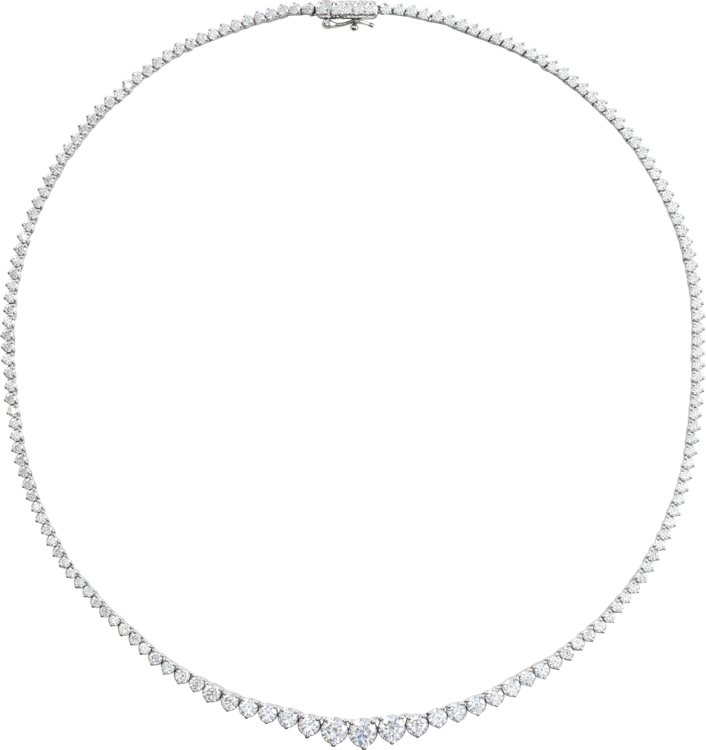 Lab-Grown Diamond Line Necklace