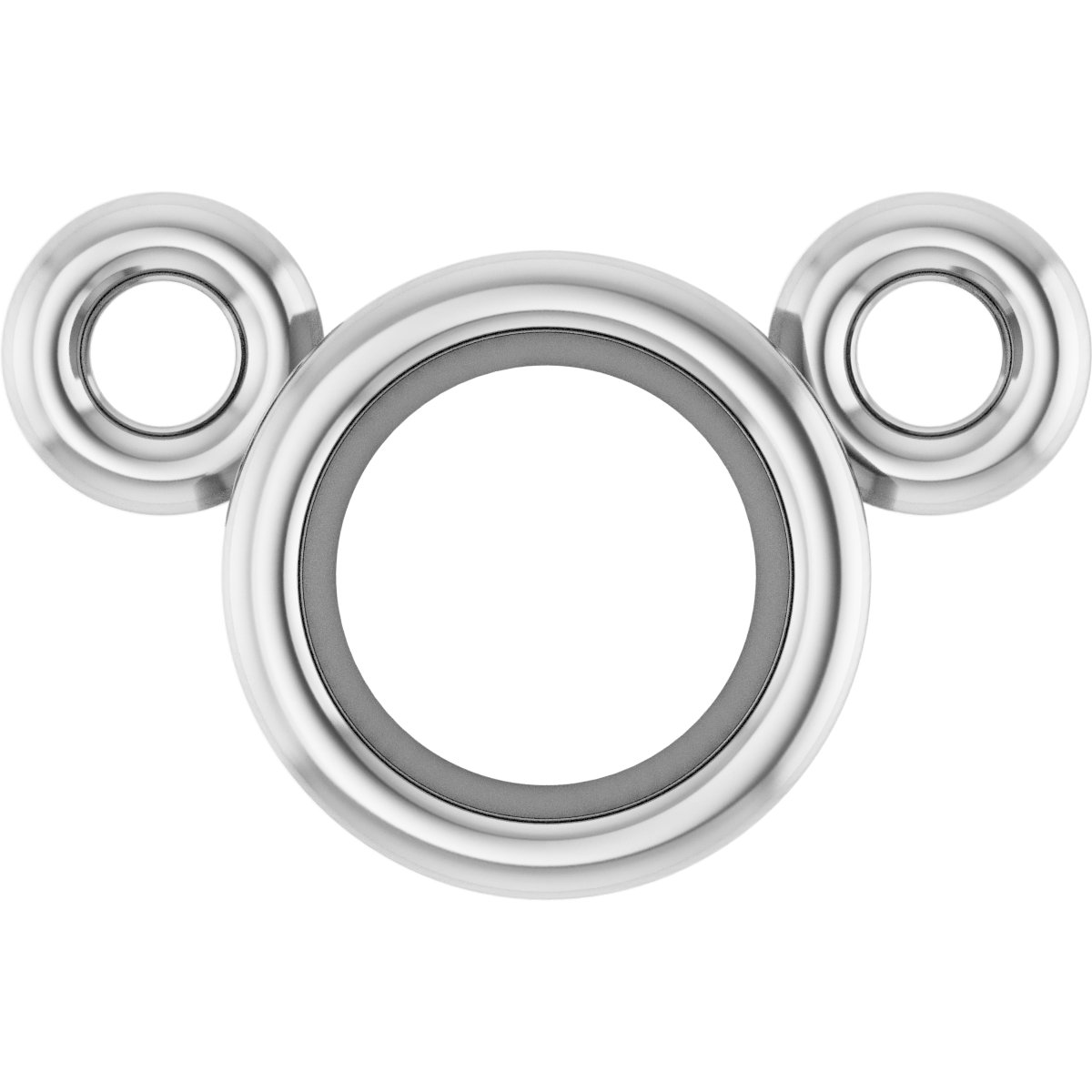 Bezel-Set Necklace Center