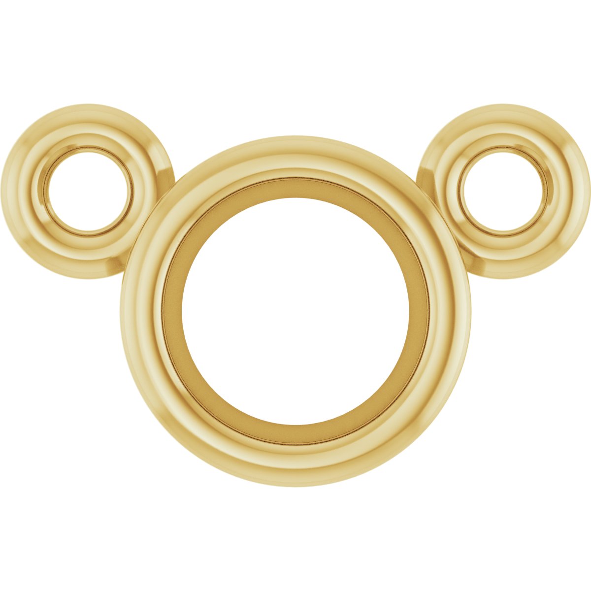 Bezel-Set Necklace Center