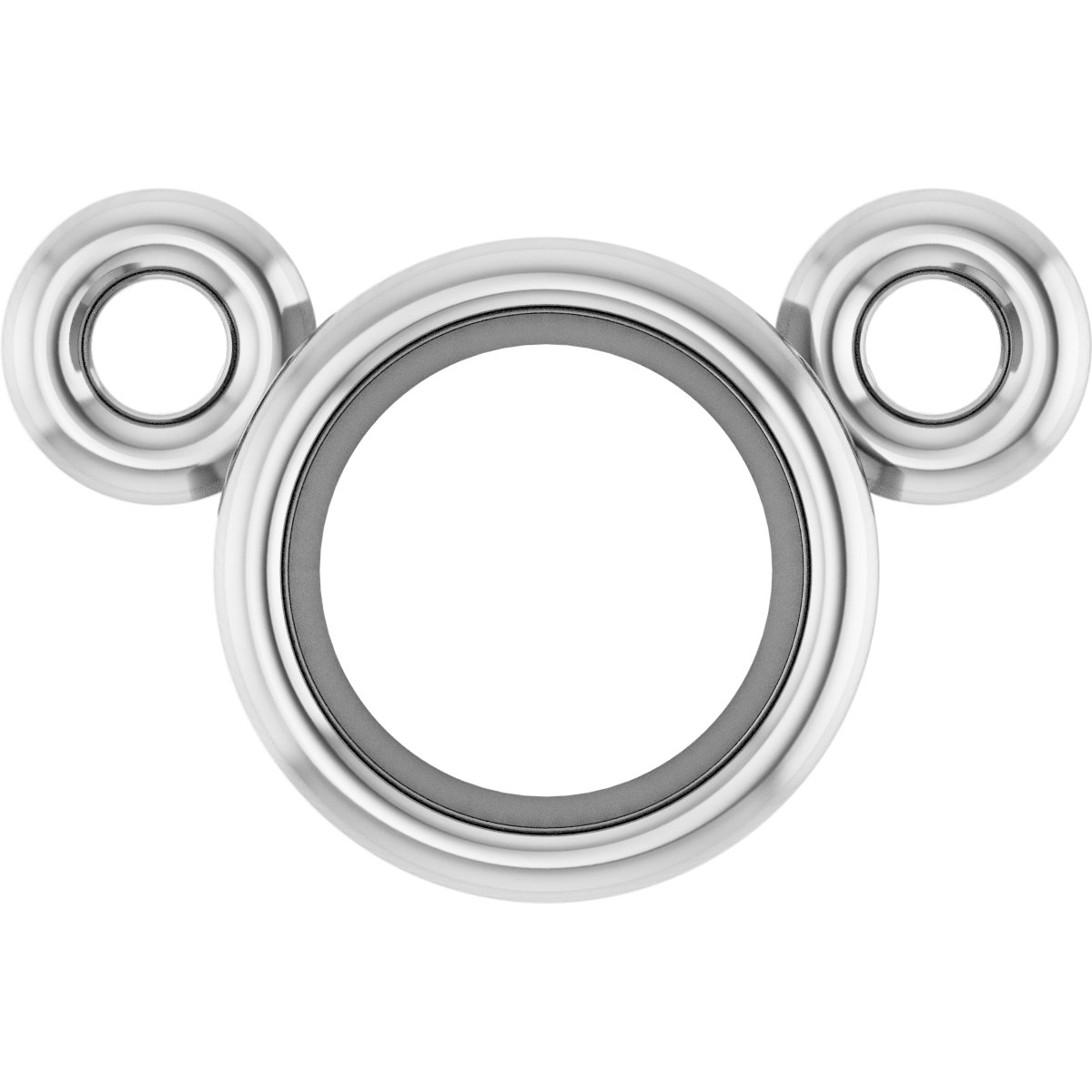 Bezel-Set Necklace Center