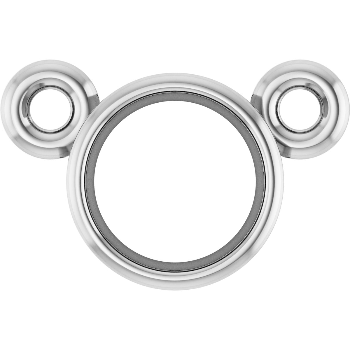 Bezel-Set Necklace Center