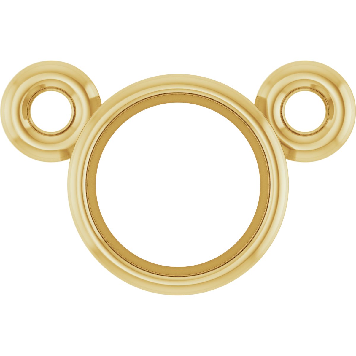 Bezel-Set Necklace Center