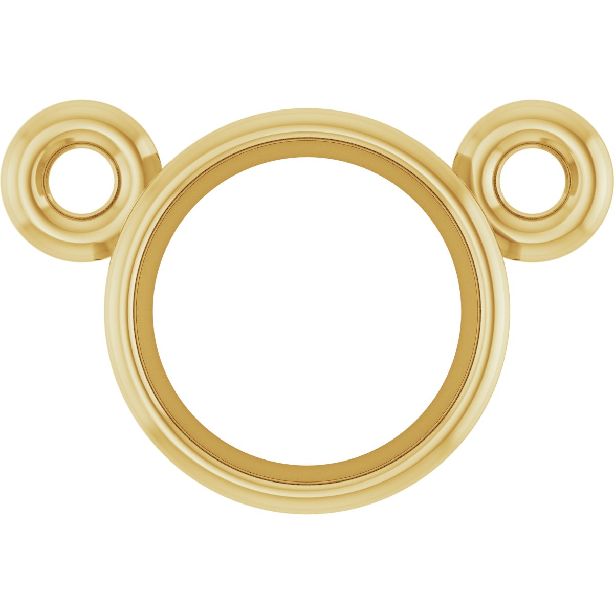Bezel-Set Necklace Center
