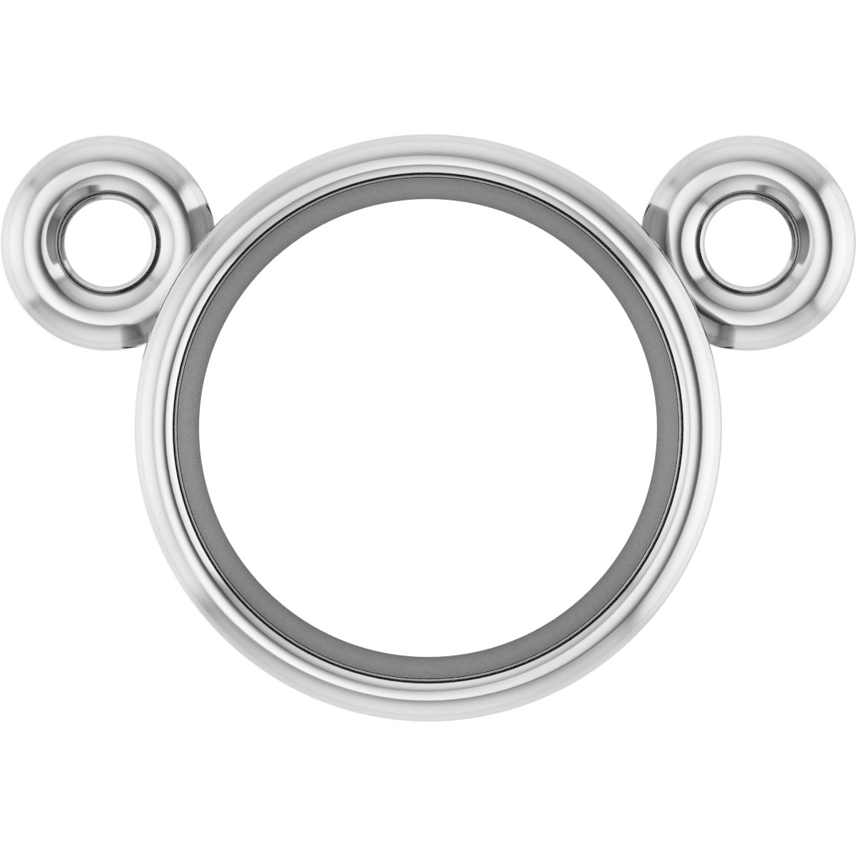 Bezel-Set Necklace Center