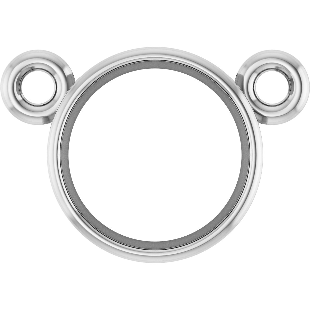 Bezel-Set Necklace Center