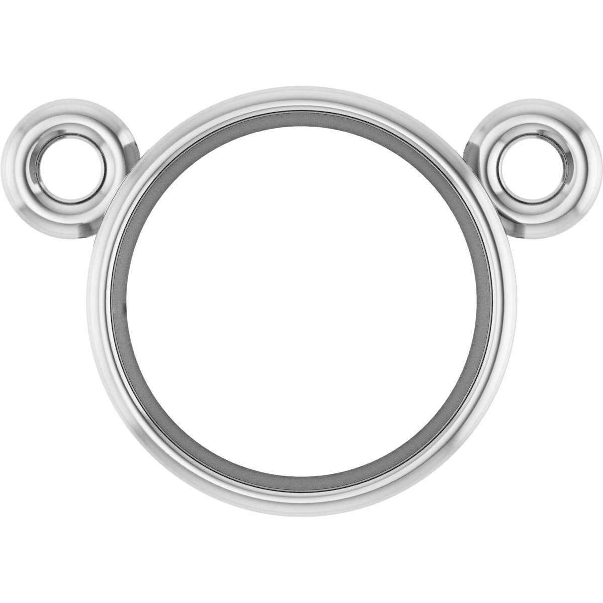 Jump ring, stainless steel, 5.5mm round, 4.1mm inside diameter, 22