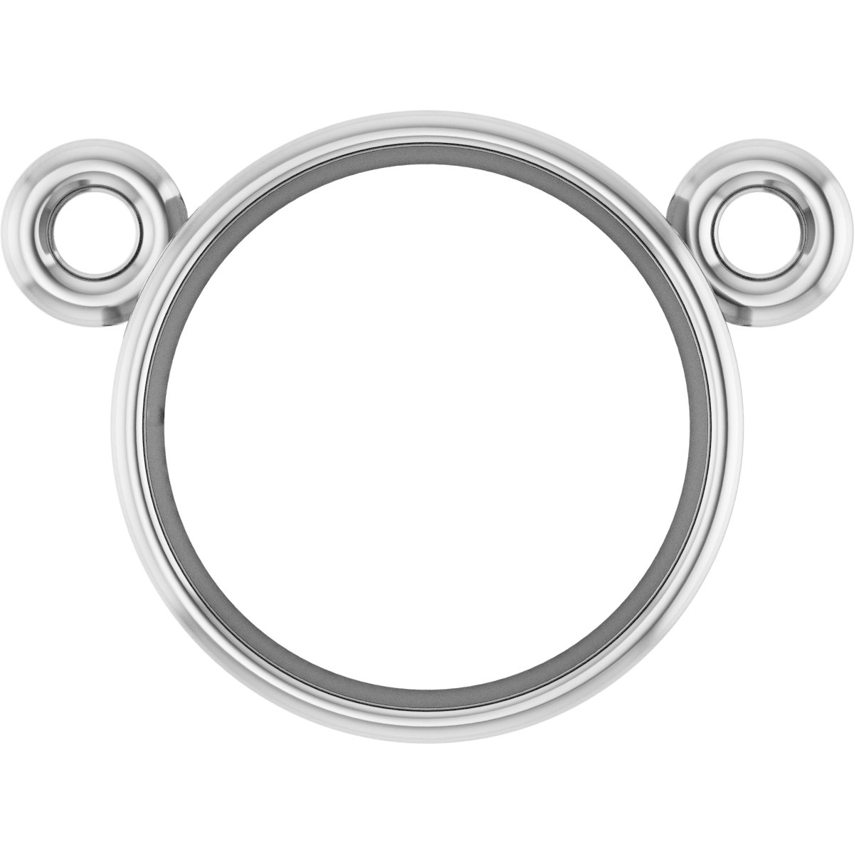 Bezel-Set Necklace Center