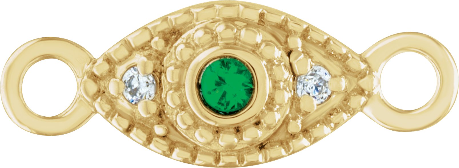 Petite Pavé® Evil Eye Link
