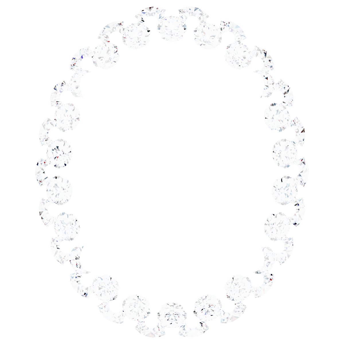 Oval 4-Prong Pre-Notched Claw Halo-Style Earring Setting