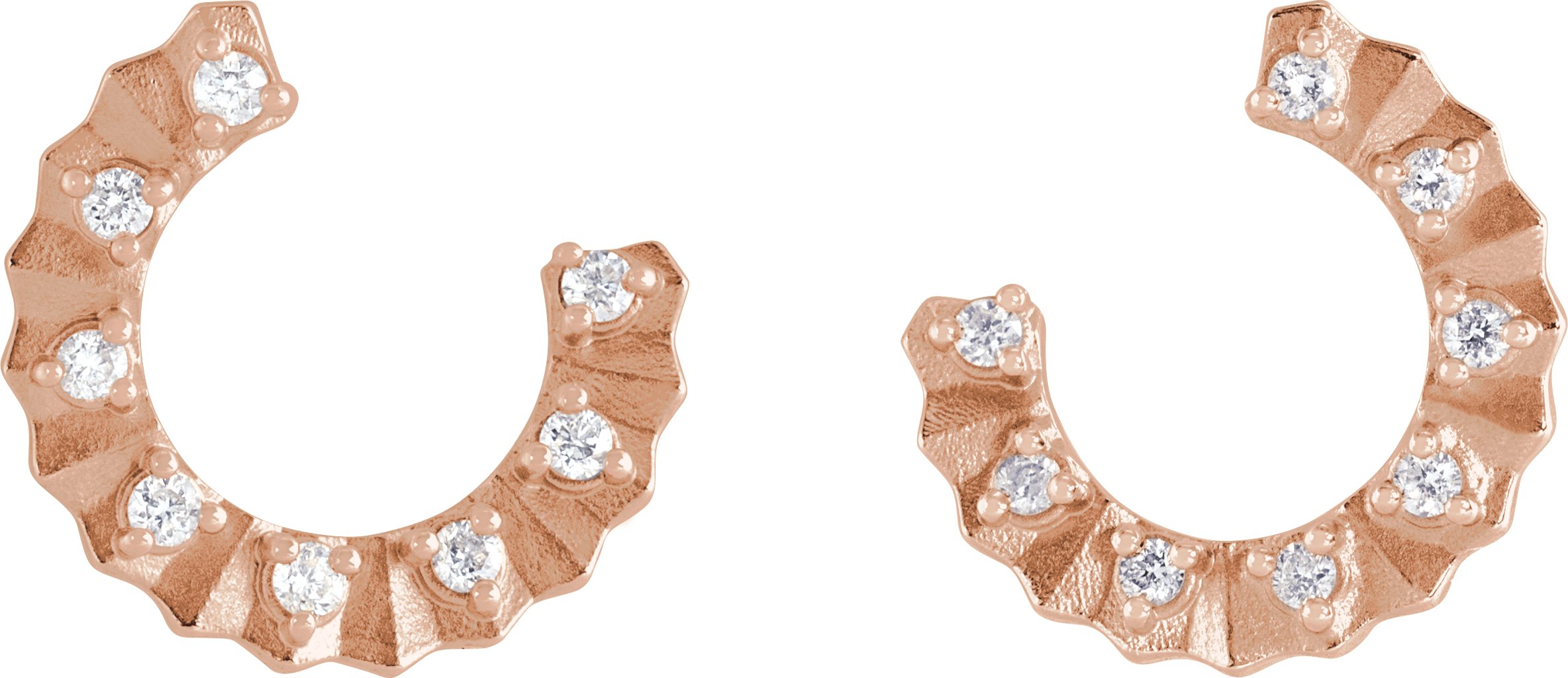 Alternative view of Accented Forward-Facing Earrings