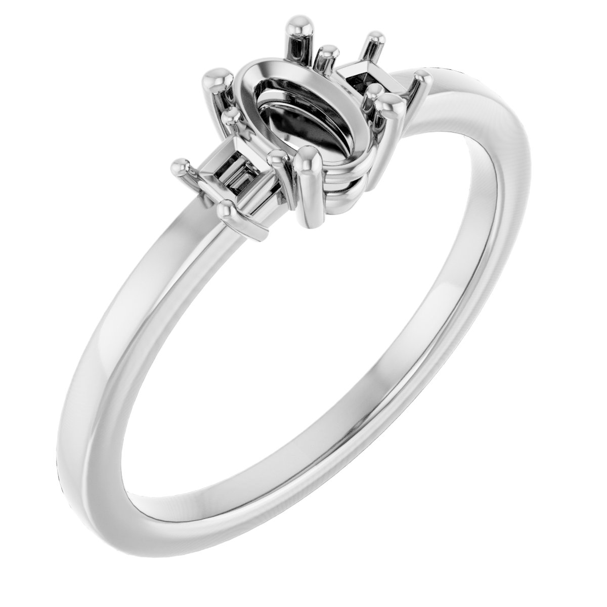 Three-Stone Engagement Ring