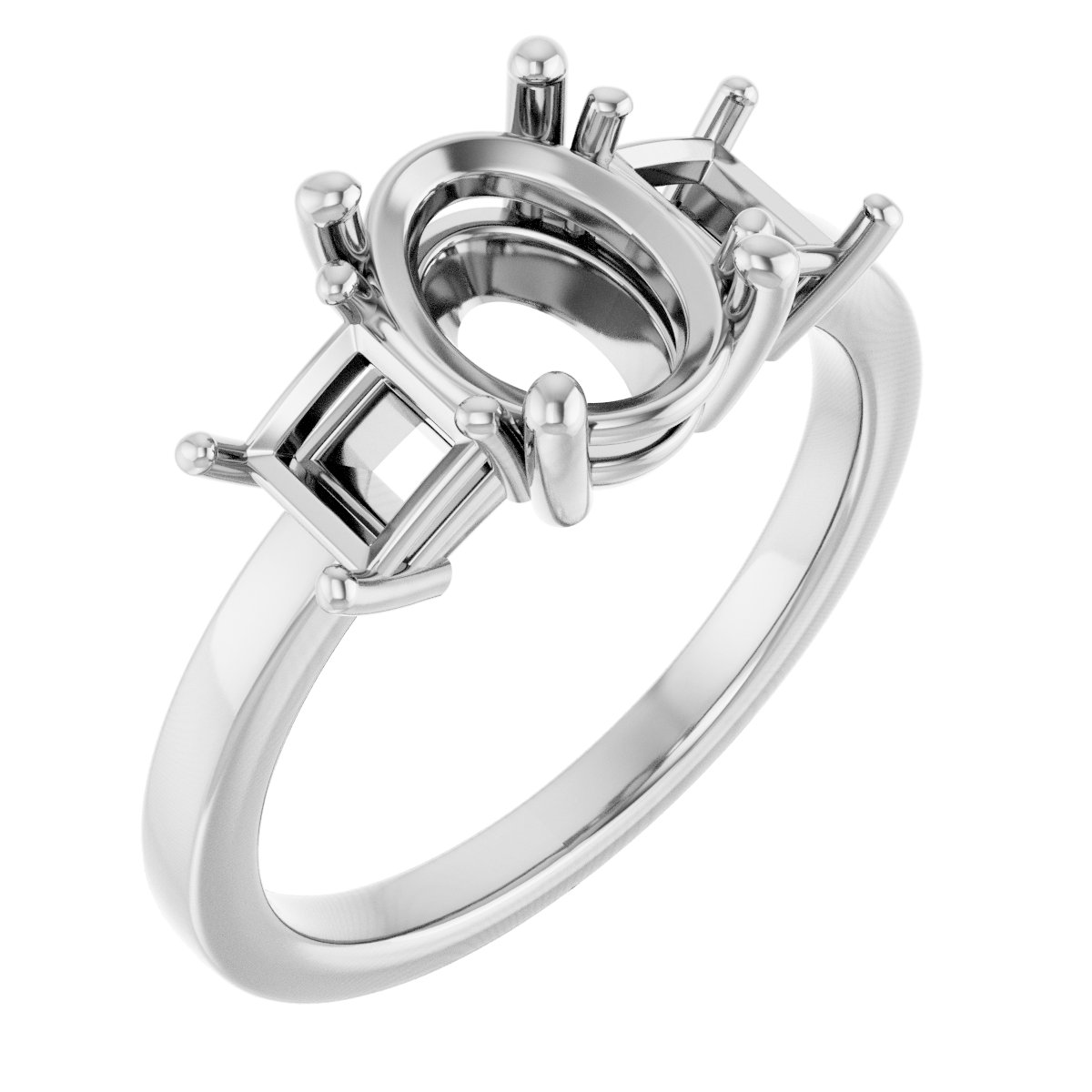 Three-Stone Engagement Ring