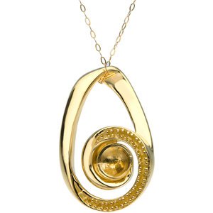 Accented Pearl Pendant