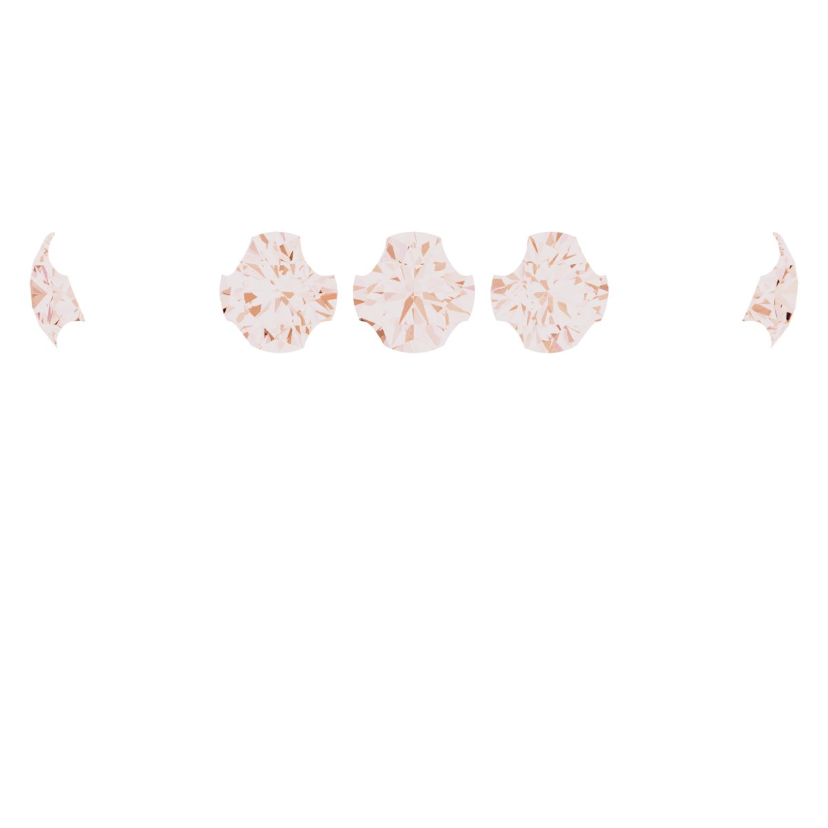 4-Prong Pre-Notched Claw Hidden Halo-Style Peg Setting