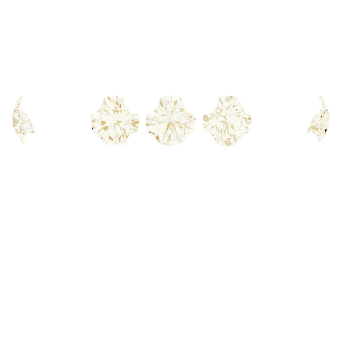 4-Prong Pre-Notched Claw Hidden Halo-Style Peg Setting