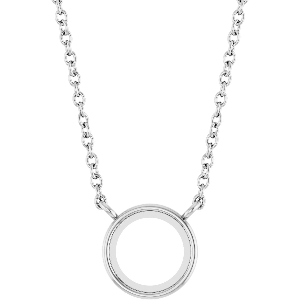 Cabochon Solitaire Necklace