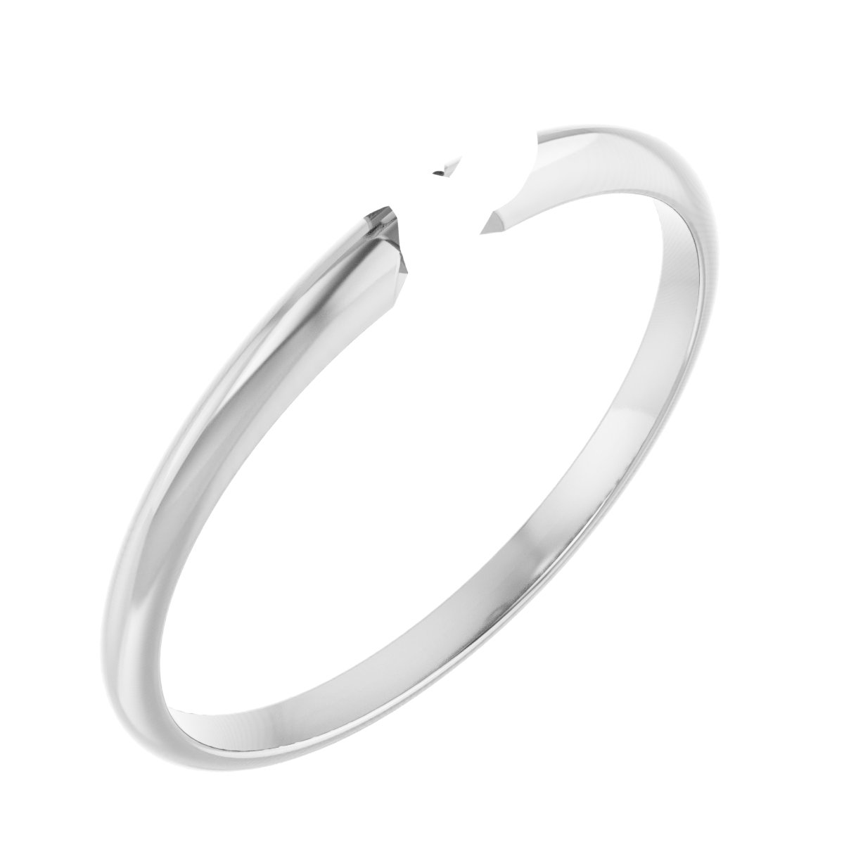 Bezel-Set Solitaire Engagement Ring