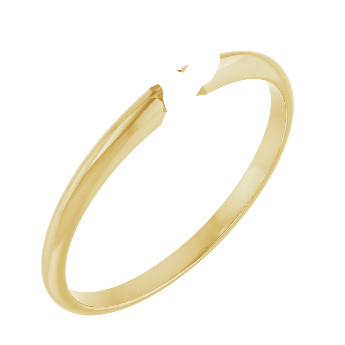 Bezel-Set Solitaire Engagement Ring