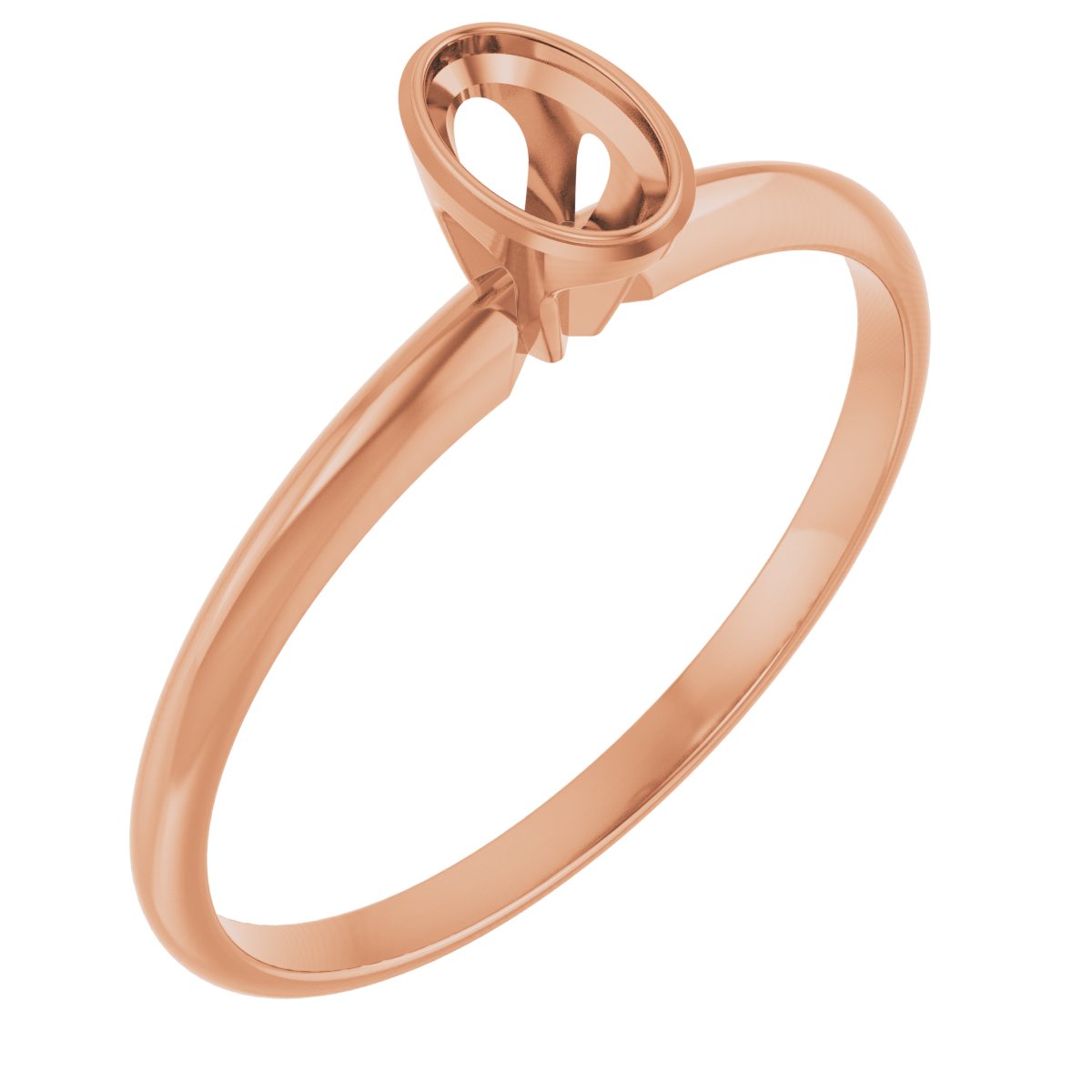 Bezel-Set Solitaire Engagement Ring