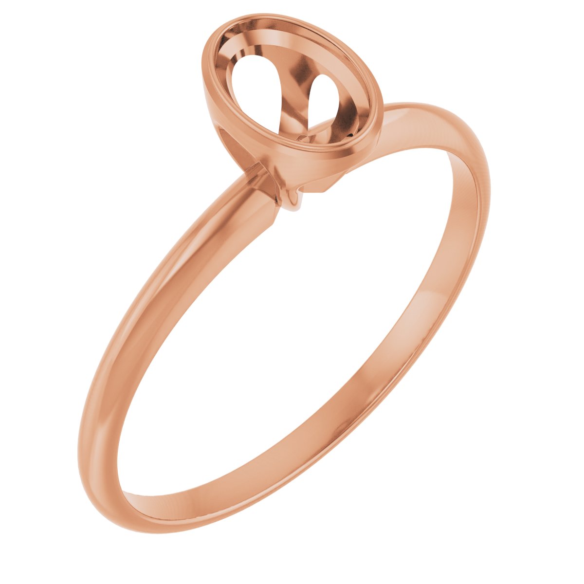 Bezel-Set Solitaire Engagement Ring