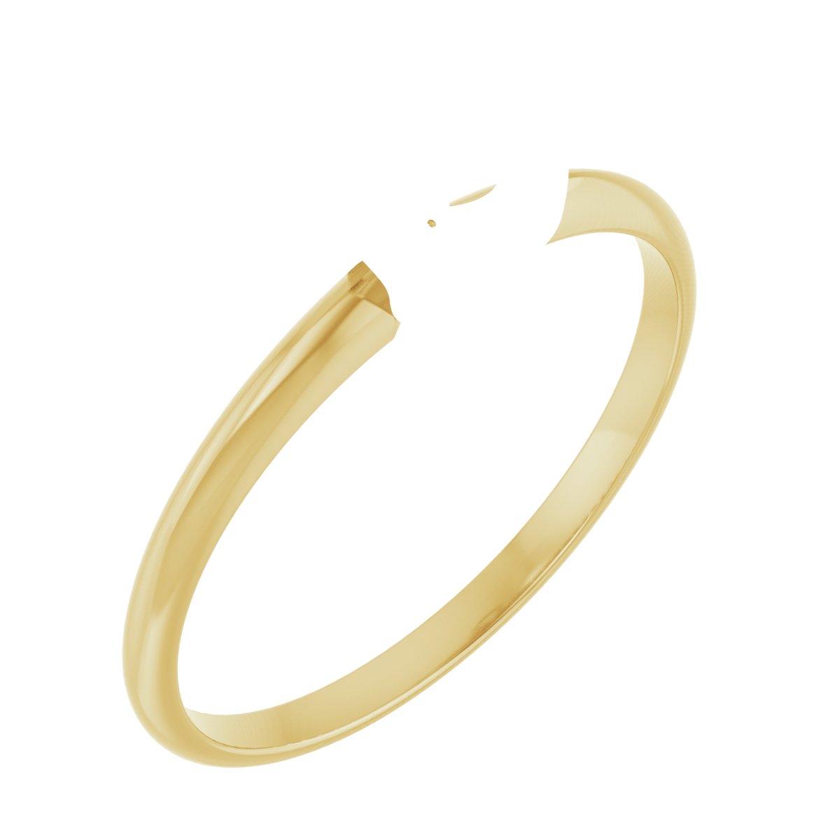 Bezel-Set Solitaire Engagement Ring