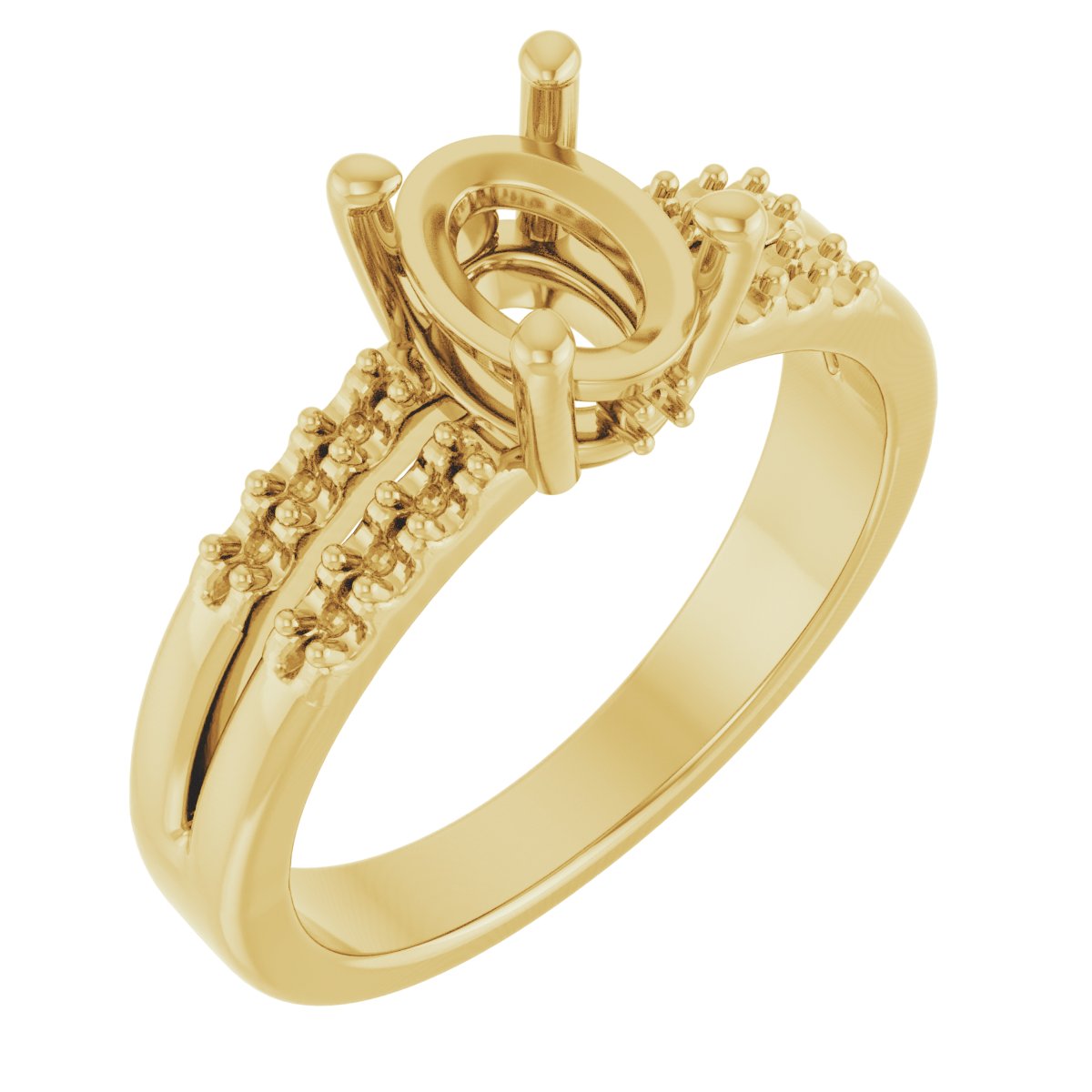 Accented Engagement Ring or Band