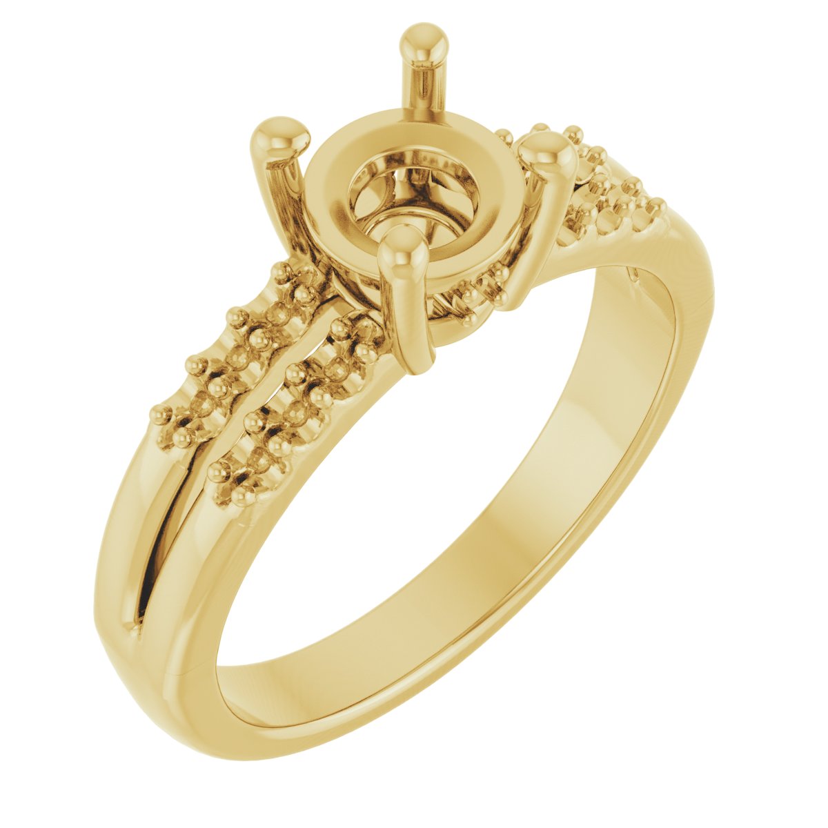 Accented Engagement Ring or Band