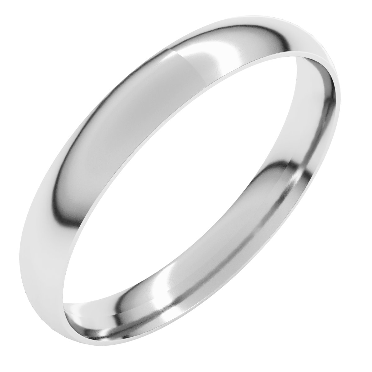 Ultra-Lightweight Comfort-Fit Half Round Band