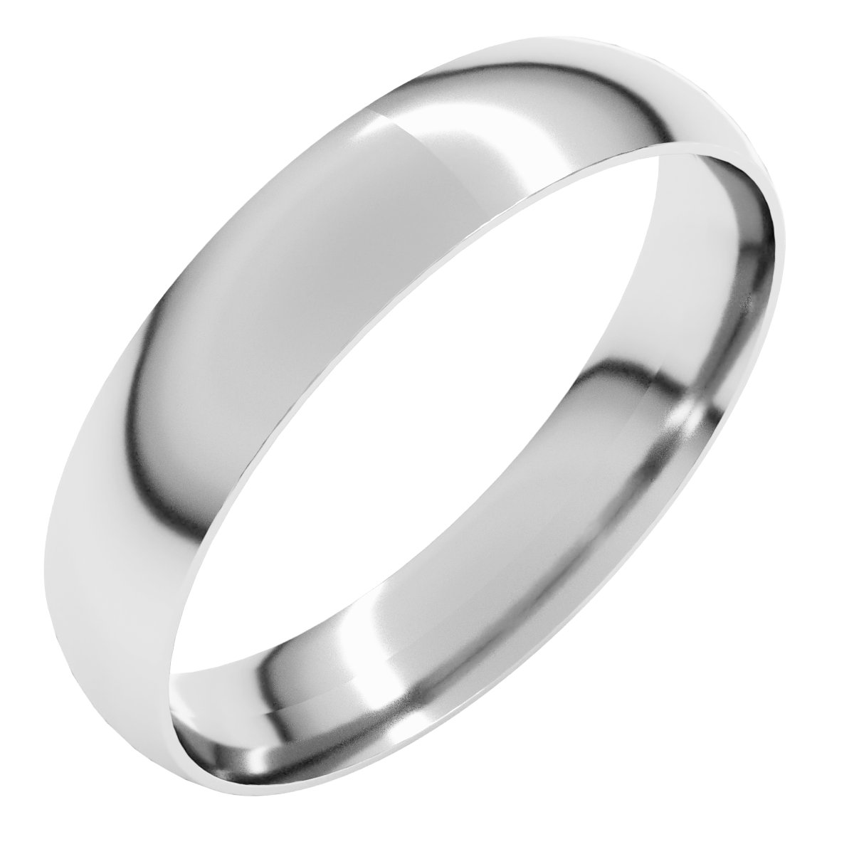 Ultra-Lightweight Comfort-Fit Half Round Band