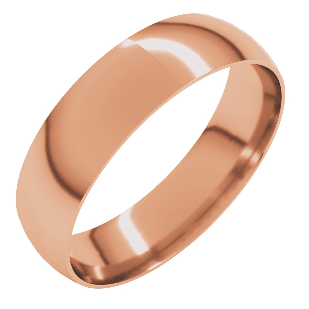 Ultra-Lightweight Comfort-Fit Half Round Band