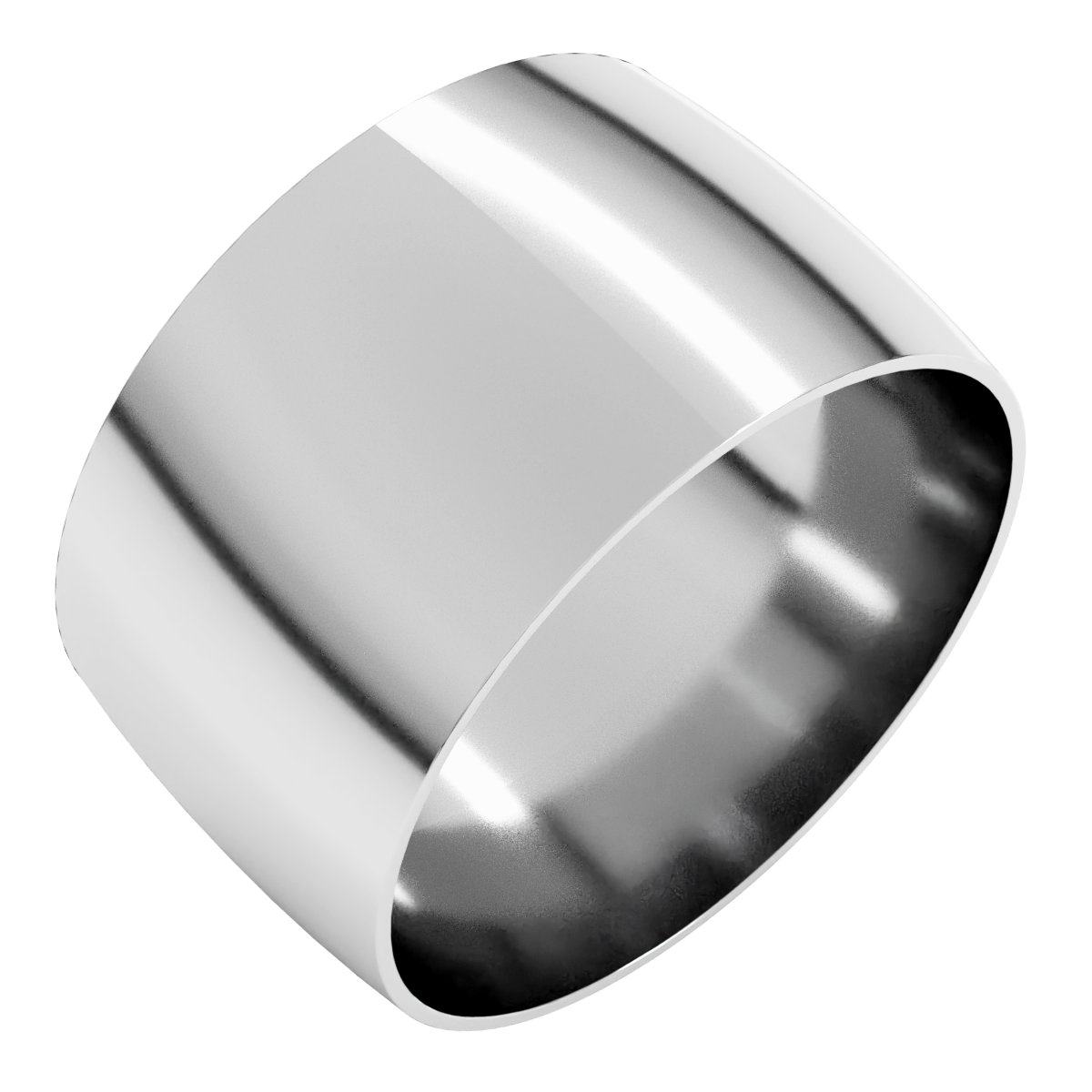 Ultra-Lightweight Comfort-Fit Half Round Band