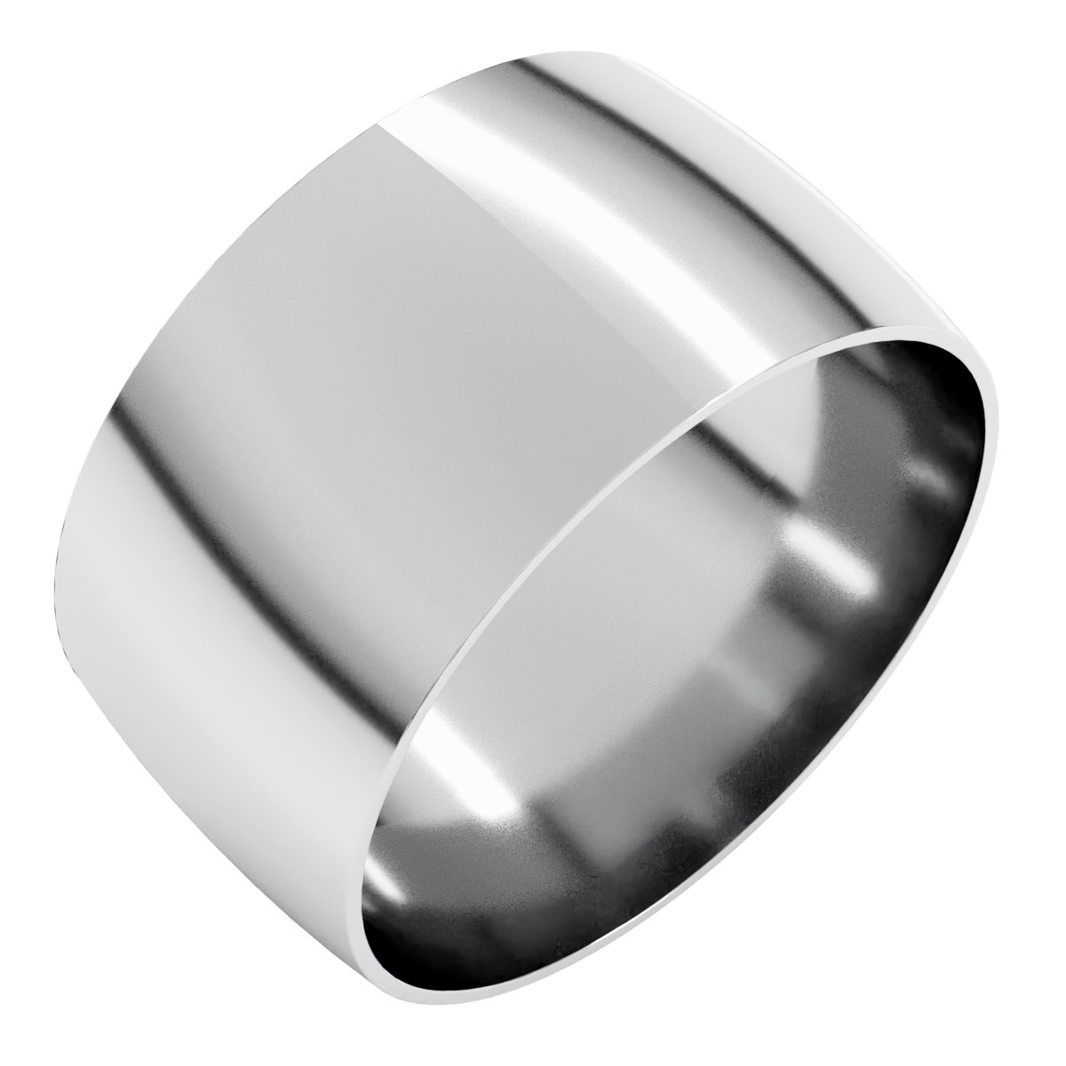 Ultra-Lightweight Comfort-Fit Half Round Band