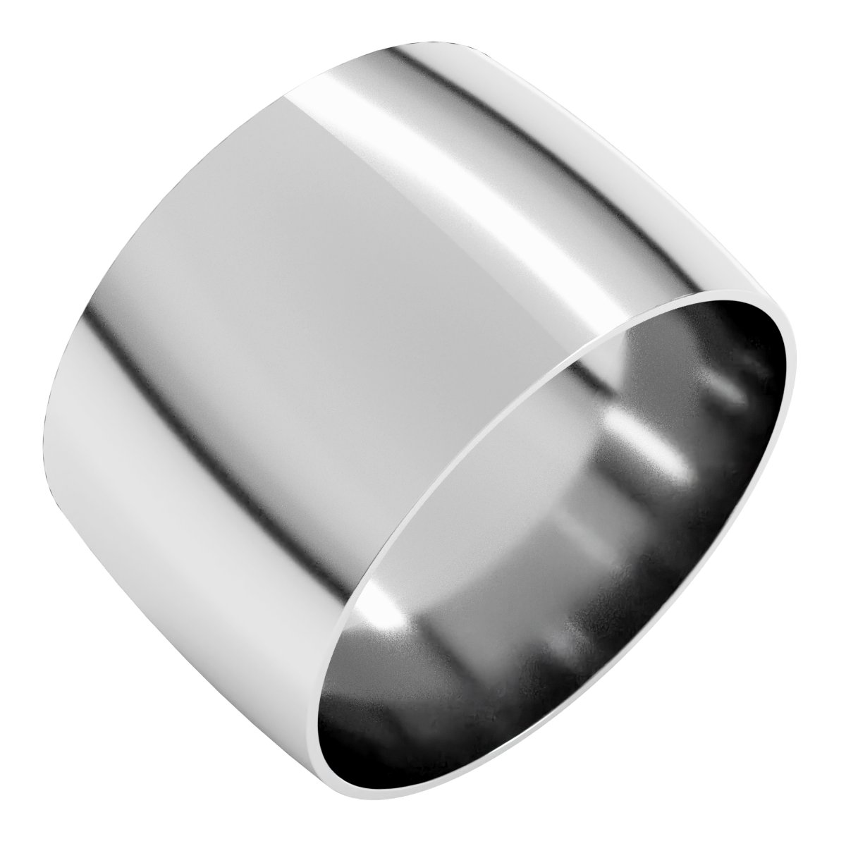 Ultra-Lightweight Comfort-Fit Half Round Band