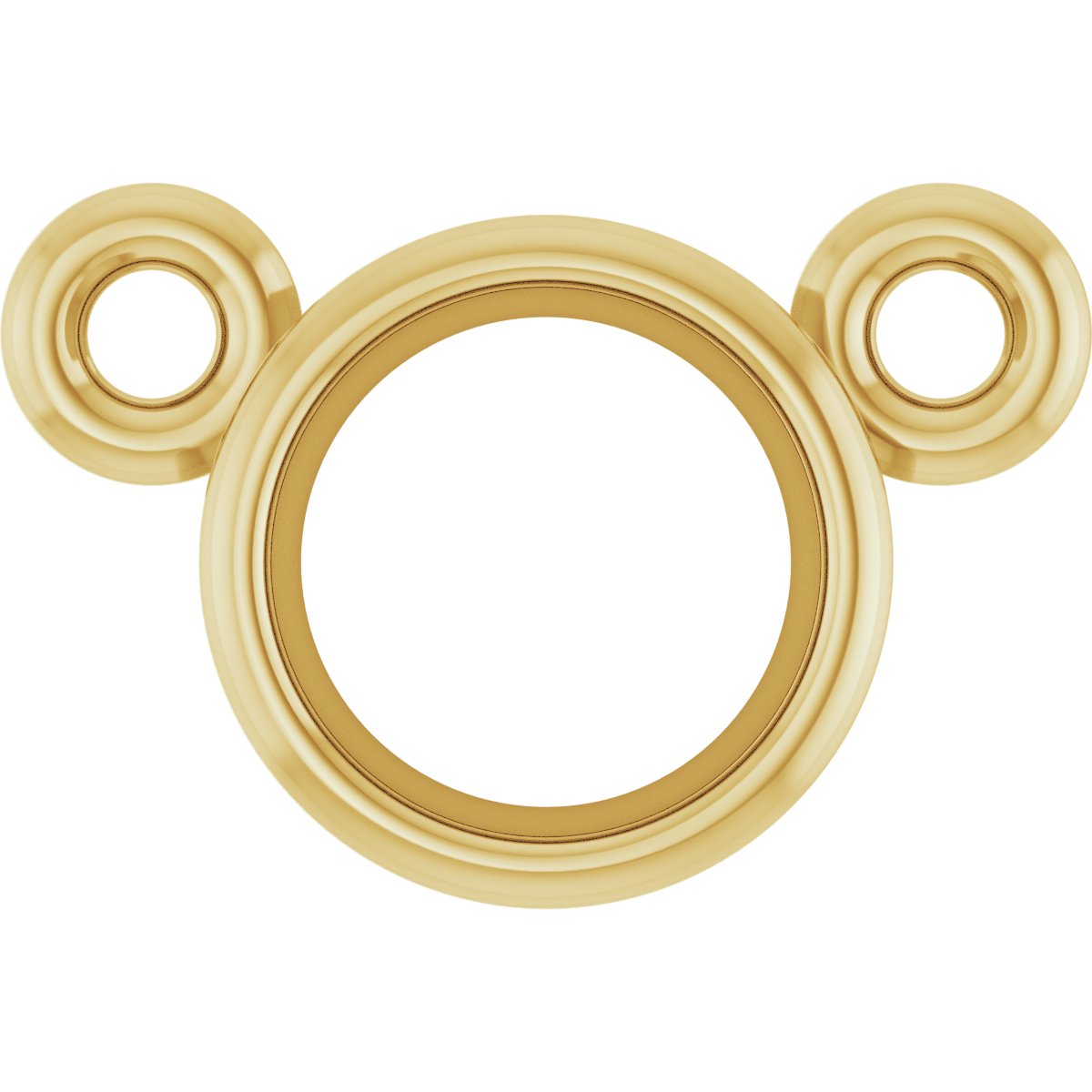 Bezel-Set Necklace Center