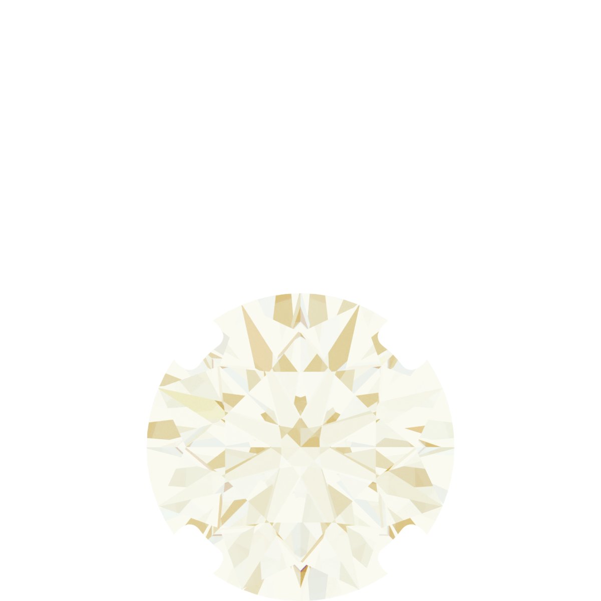 14K Yellow 1/3 CT Lab-Grown Diamond Pendant