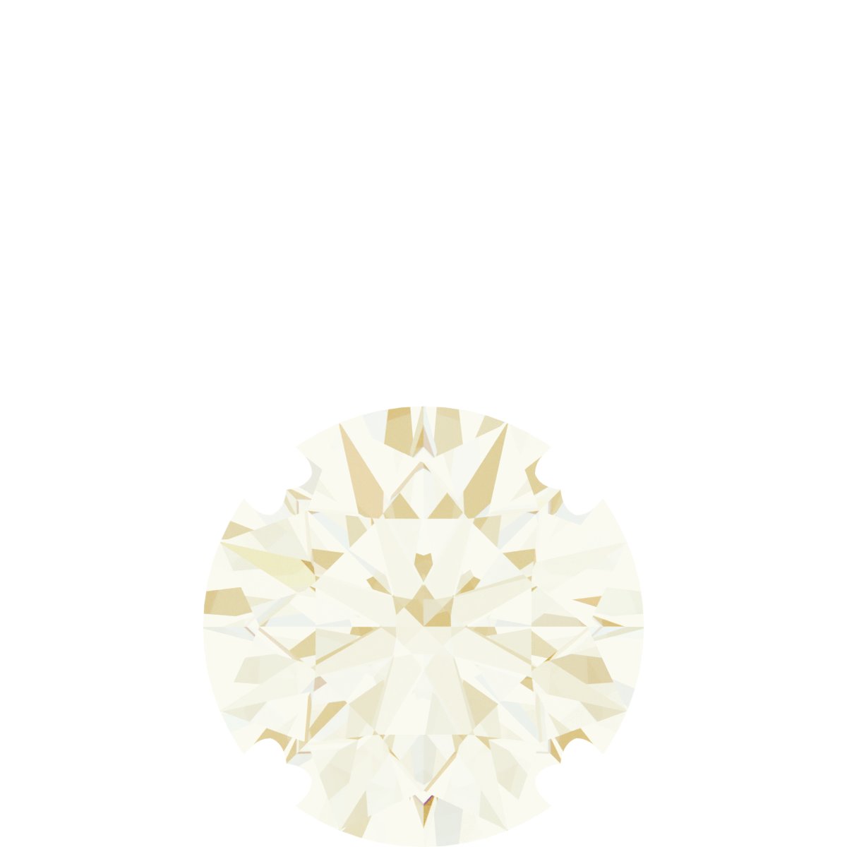 14K Yellow 1/2 CT Lab-Grown Diamond Pendant