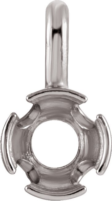 Bezel-Set Solitaire Pendant