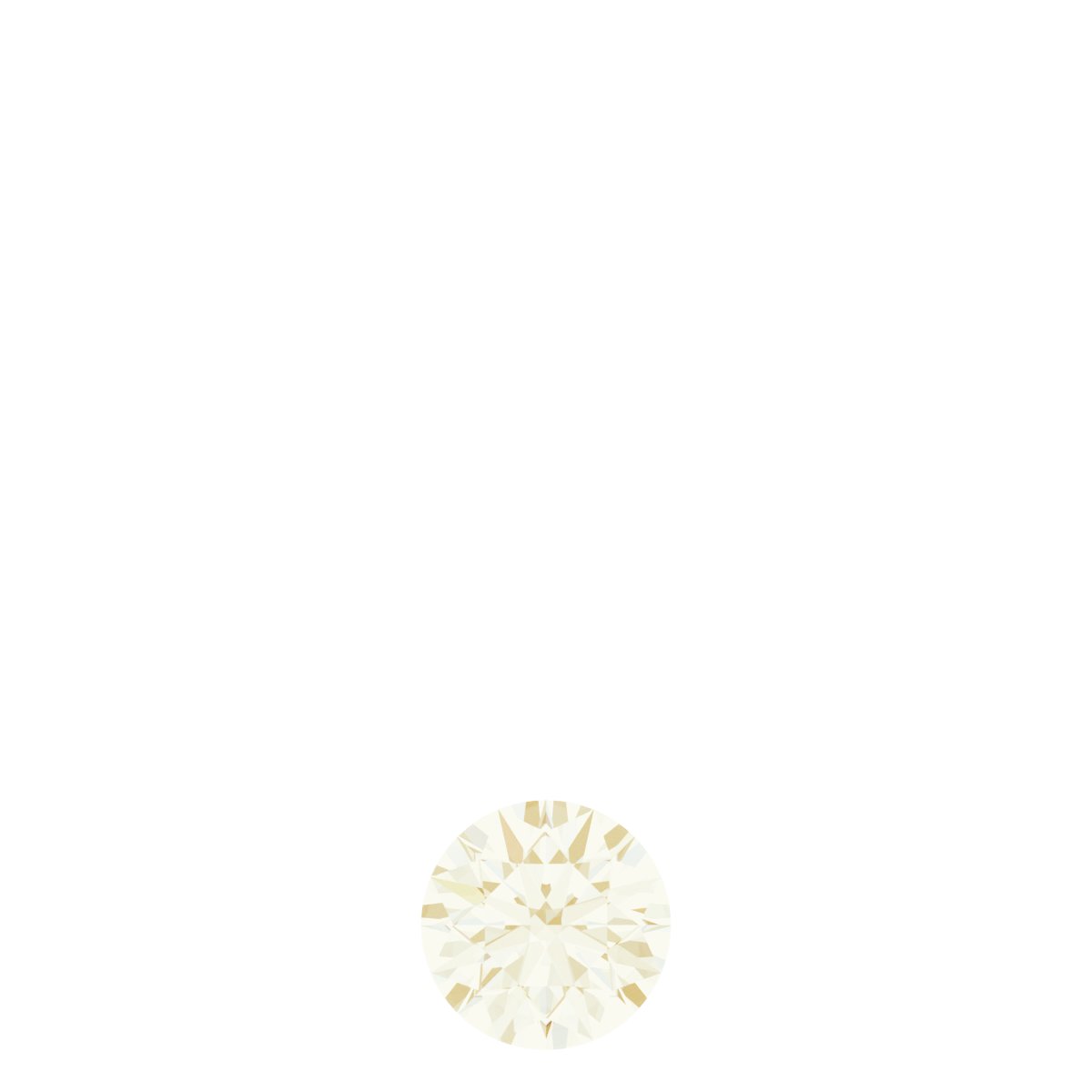 14K Yellow 1/10 CT Lab-Grown Diamond Solitaire 18" Necklace 