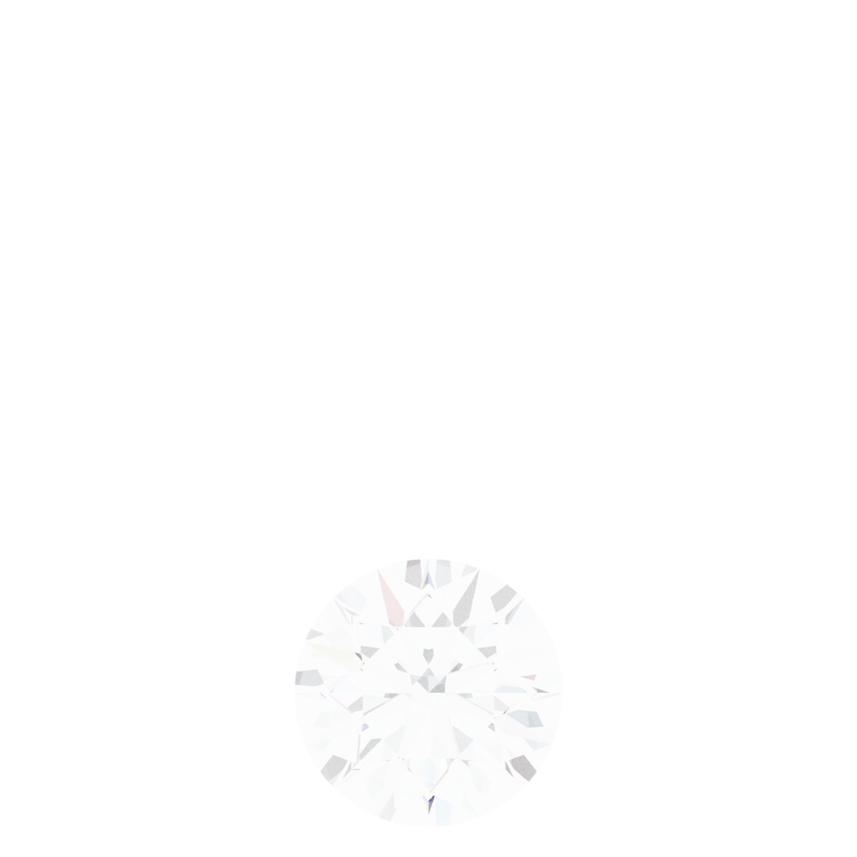 14K White 1/3 CT Natural Diamond Solitaire 18" Necklace 