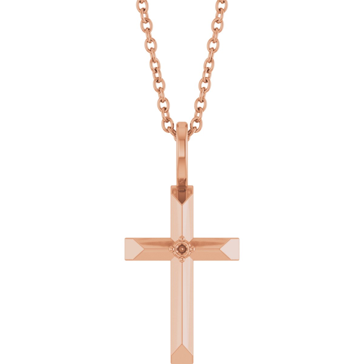 Accented Cross Necklace or Charm/Pendant