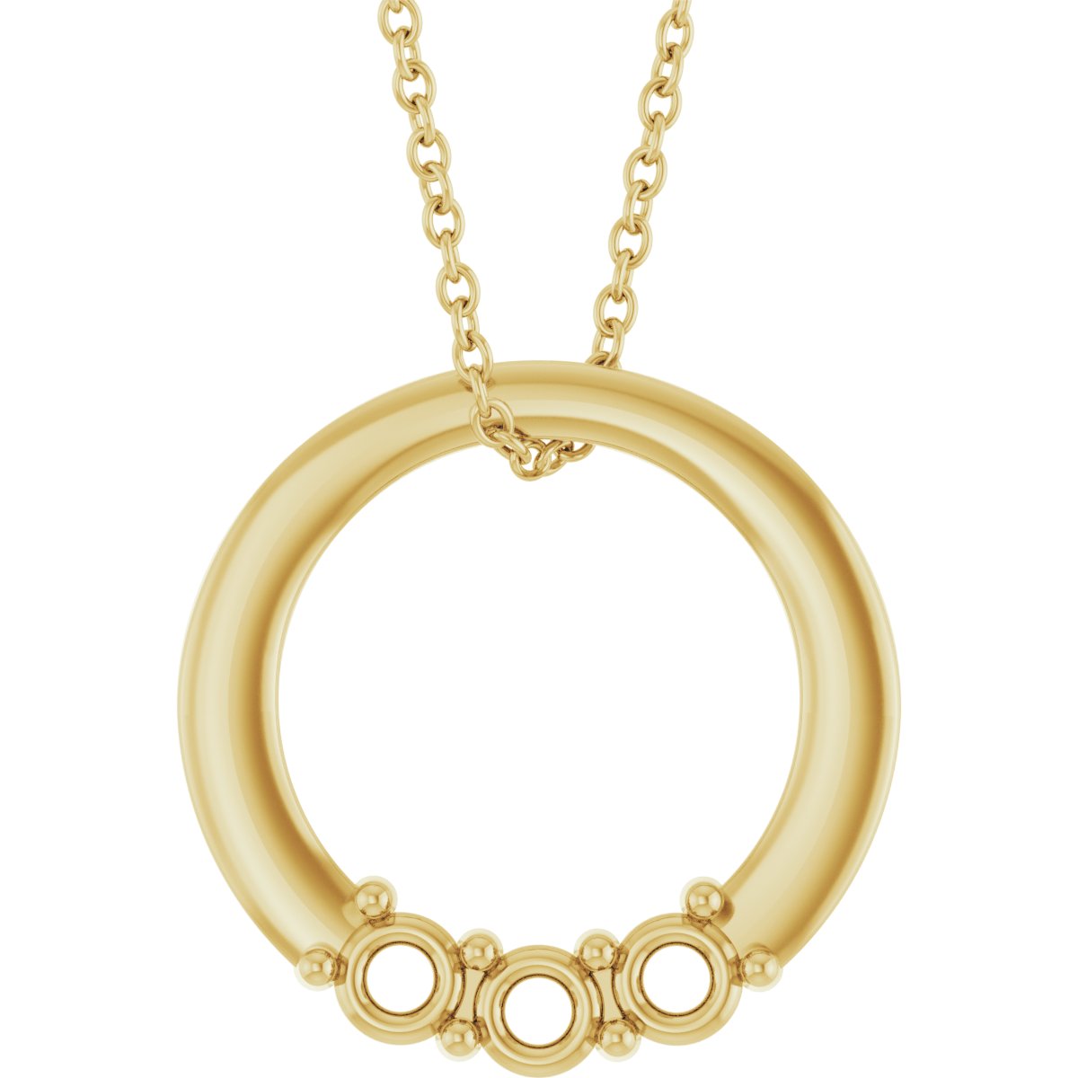 Family Circle Necklace or Charm/Pendant