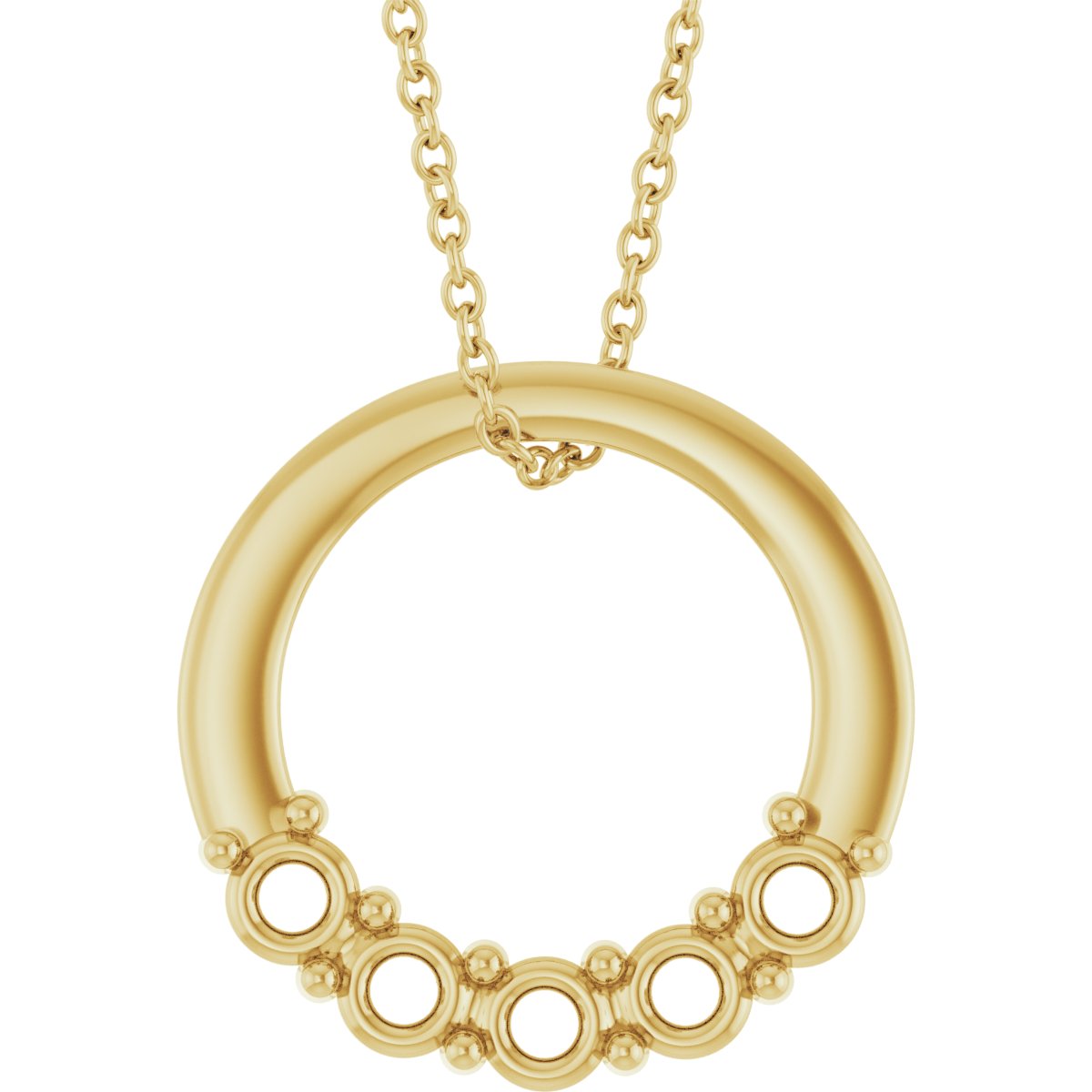 Family Circle Necklace or Charm/Pendant