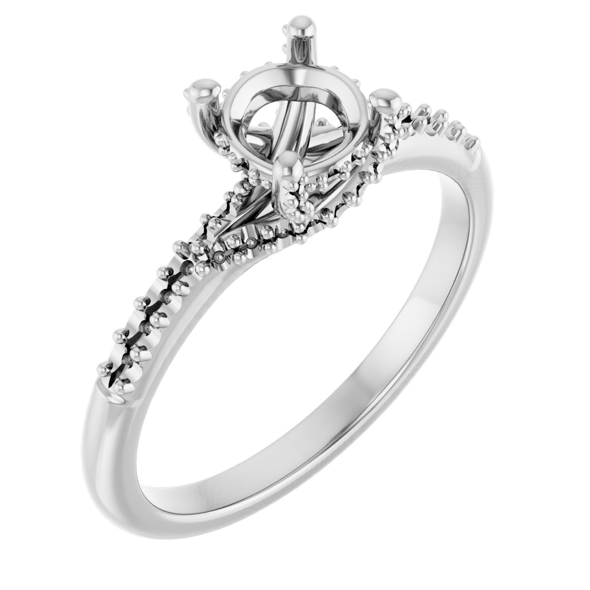 Accented Engagement Ring