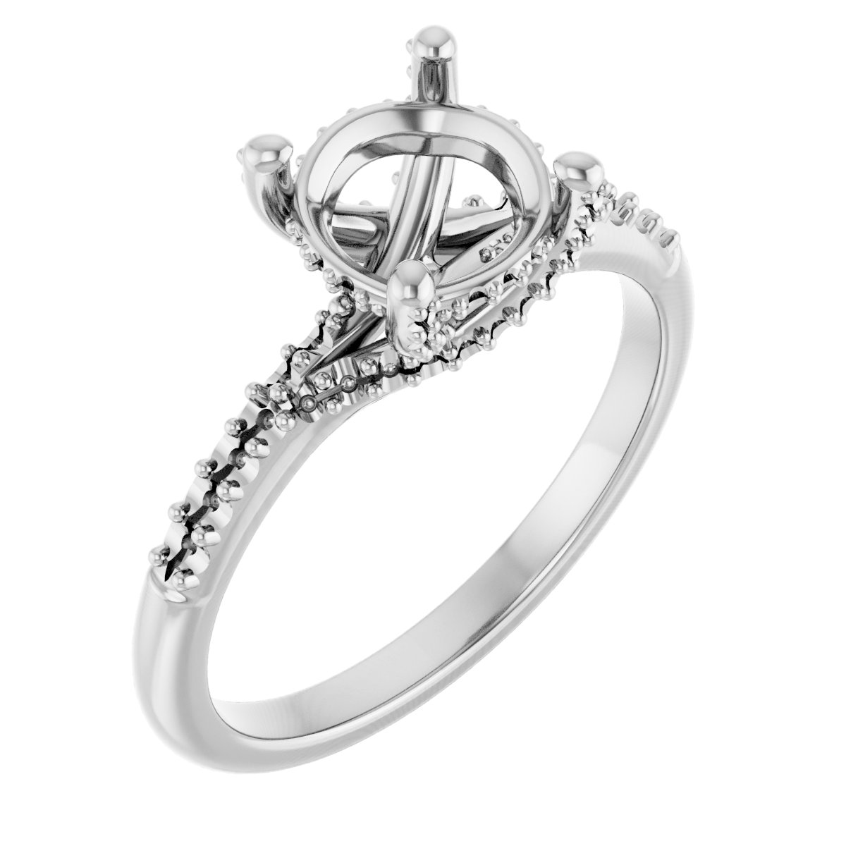 Accented Engagement Ring