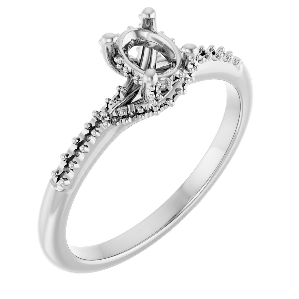 Accented Engagement Ring