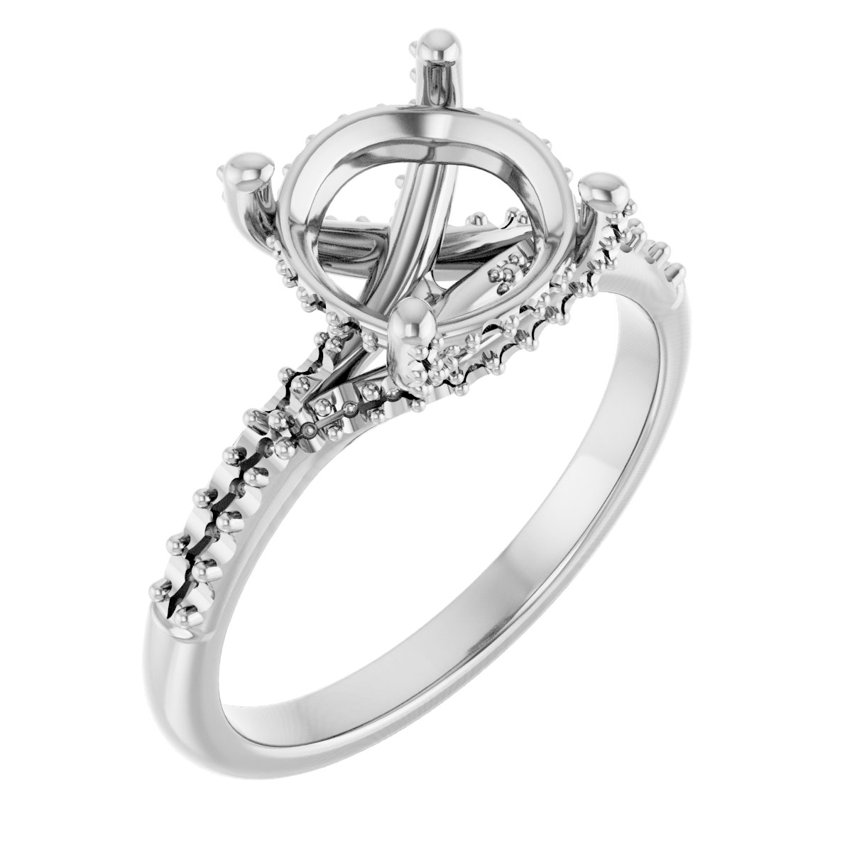 Accented Engagement Ring