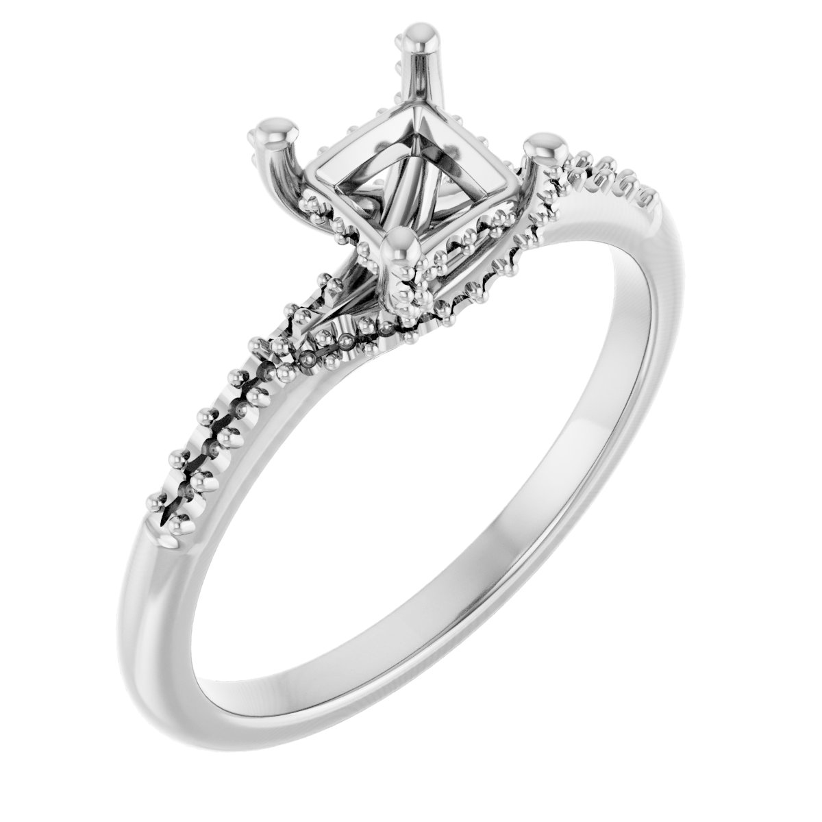 Accented Engagement Ring