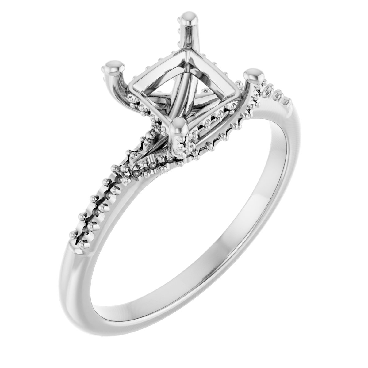 Accented Engagement Ring