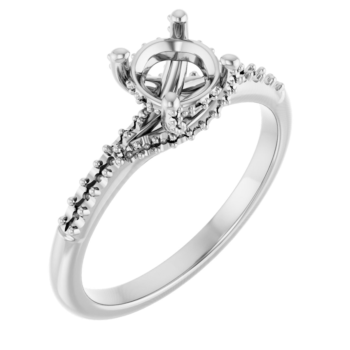 Accented Engagement Ring
