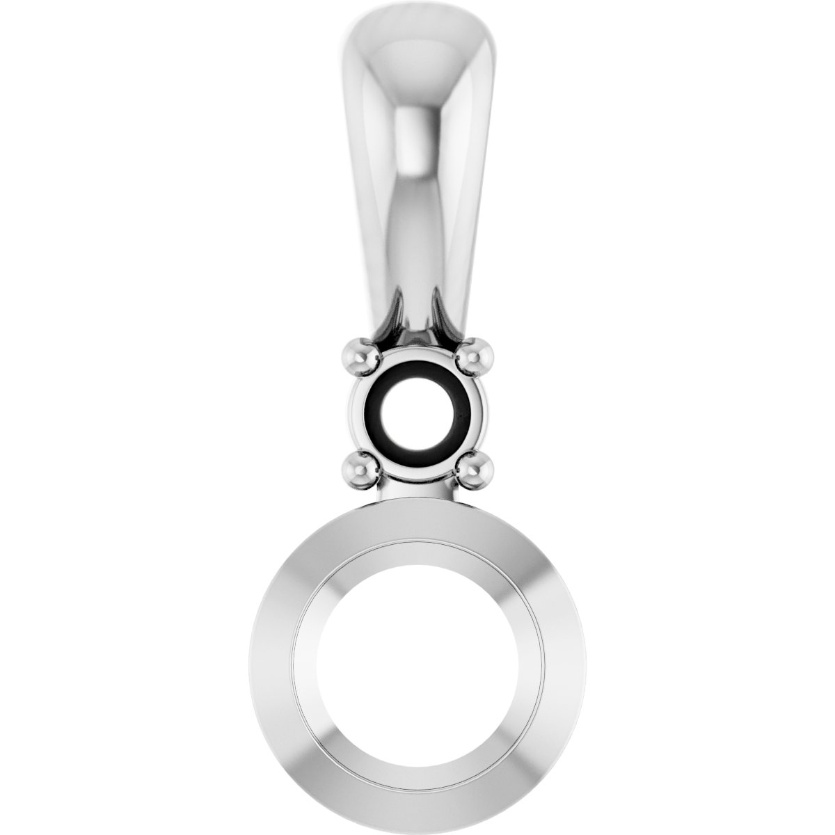 Accented Bezel-Set  Pendant